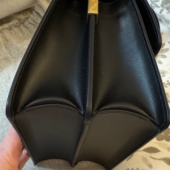 Ateliers Auguste Black Crossbody Bag with Gold Accent NEW - Picture 5 of 16